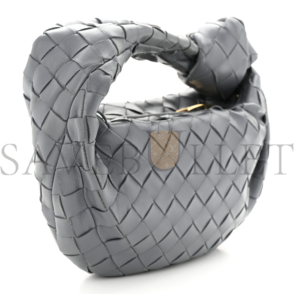 BOTTEGA VENETA NAPPA INTRECCIATO MINI JODIE THUNDER (25*14*8cm) BOTTEGA VENETA NAPPA INTRECCIATO MINI JODIE THUNDER (25*14*8cm)